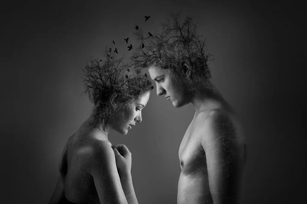 portrait, people, darkness