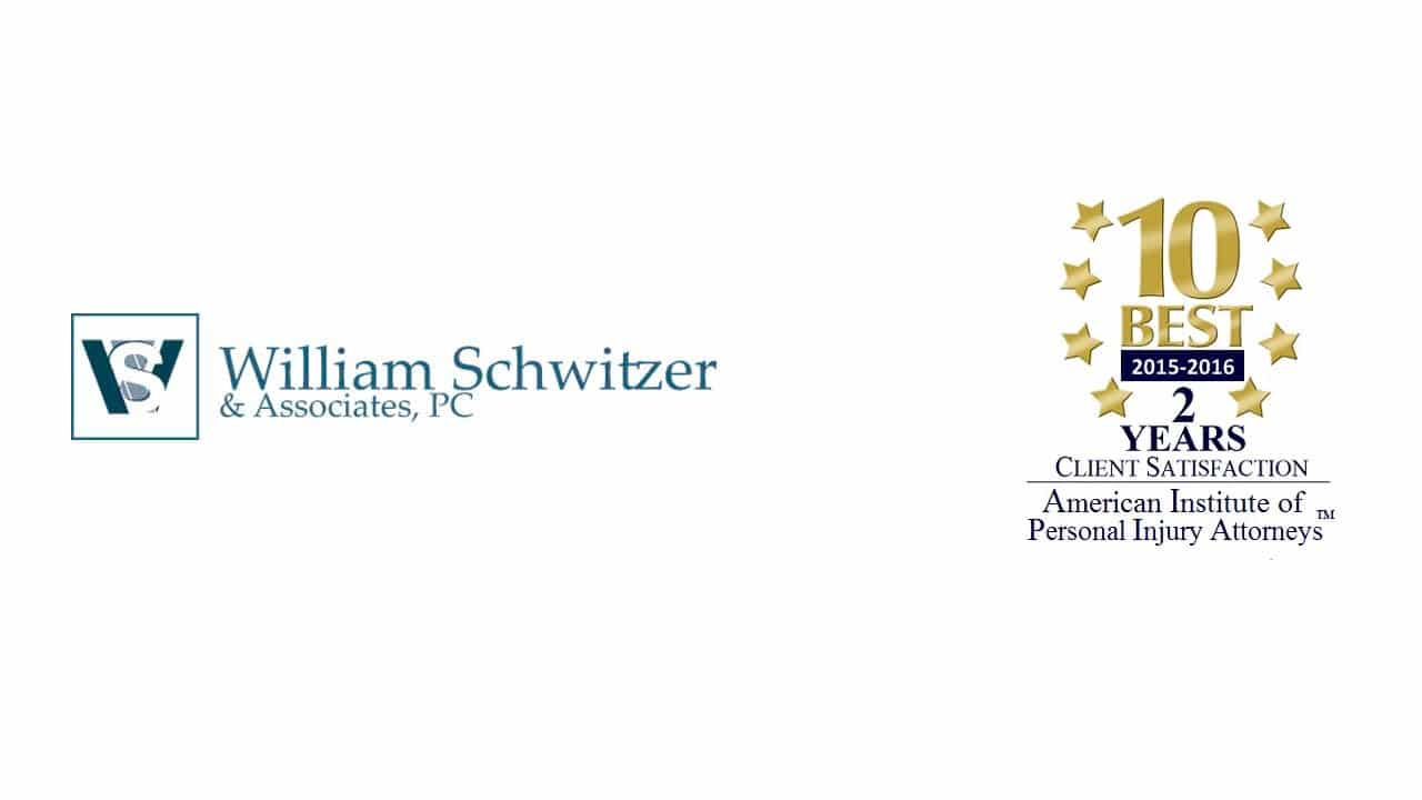 10 Mejores - 2015-2016 - Premios ganados por William Schwitzer y Asociados - Instituto Americano de Abogados de Lesiones Personales.