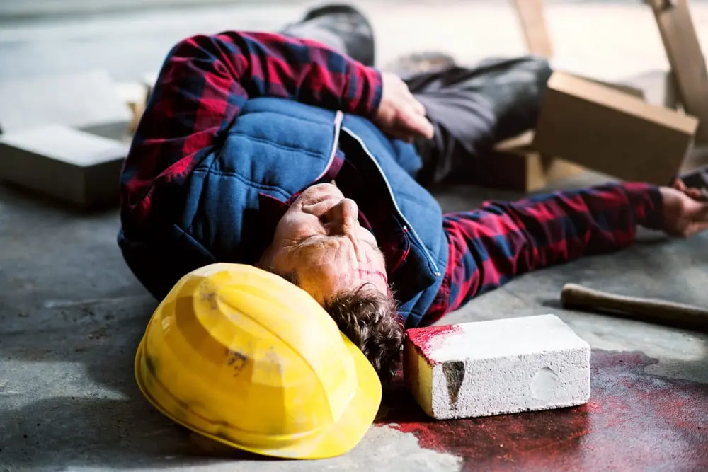 Muerte por negligencia en accidente de construcción
