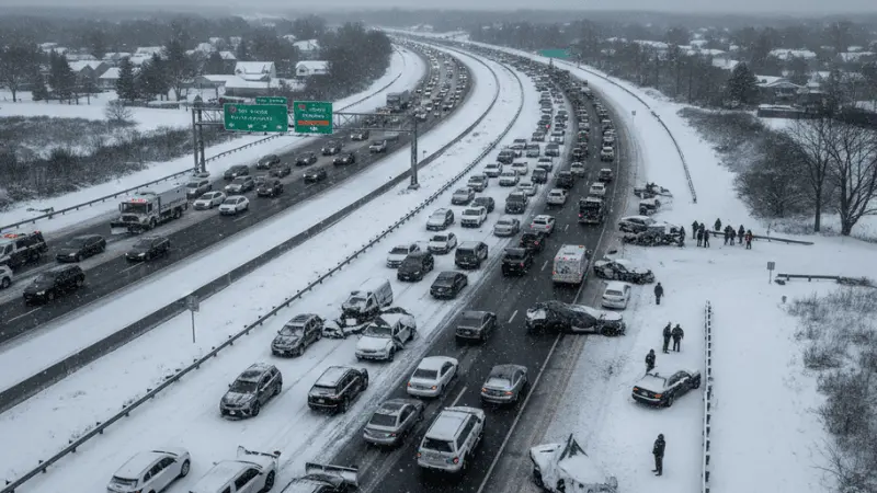Long Island Winter Car Crashes: First Snowfall Triggers Fatal Accidents and 200 Collisions
