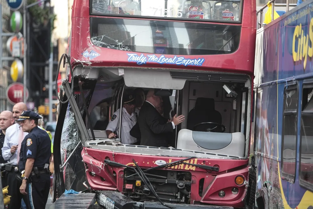 Accidentes de autobús en NYC 1