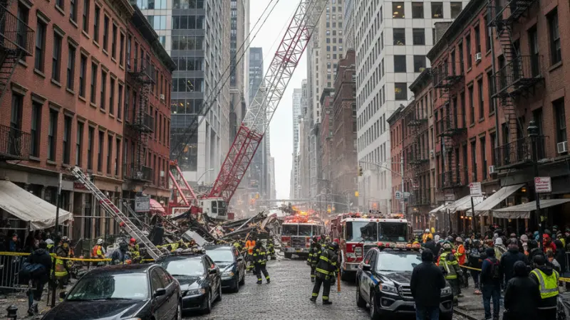 New Details Emerge After Spyder Crane Crash in Midtown