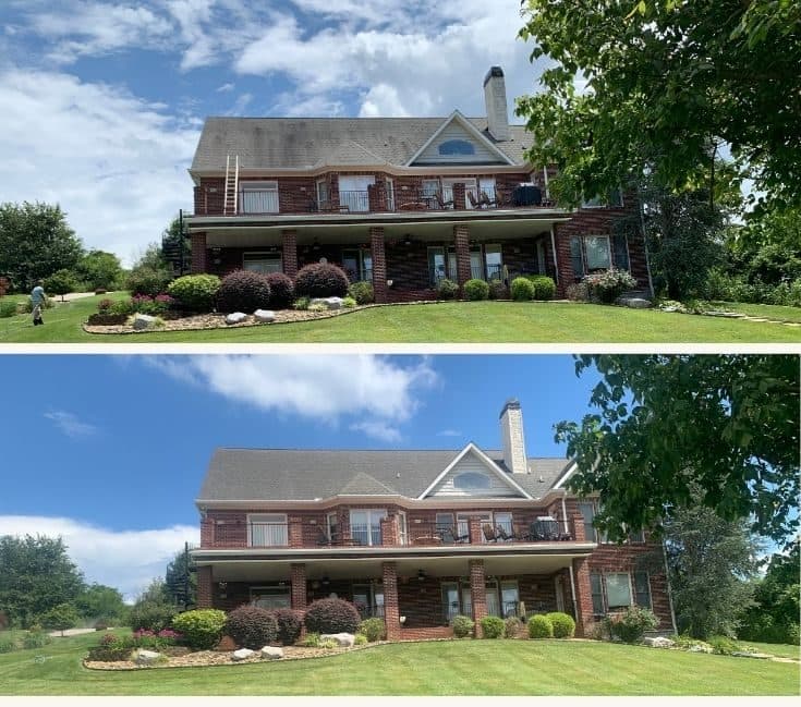 Pressure Washing Loudon TN Before and After 2