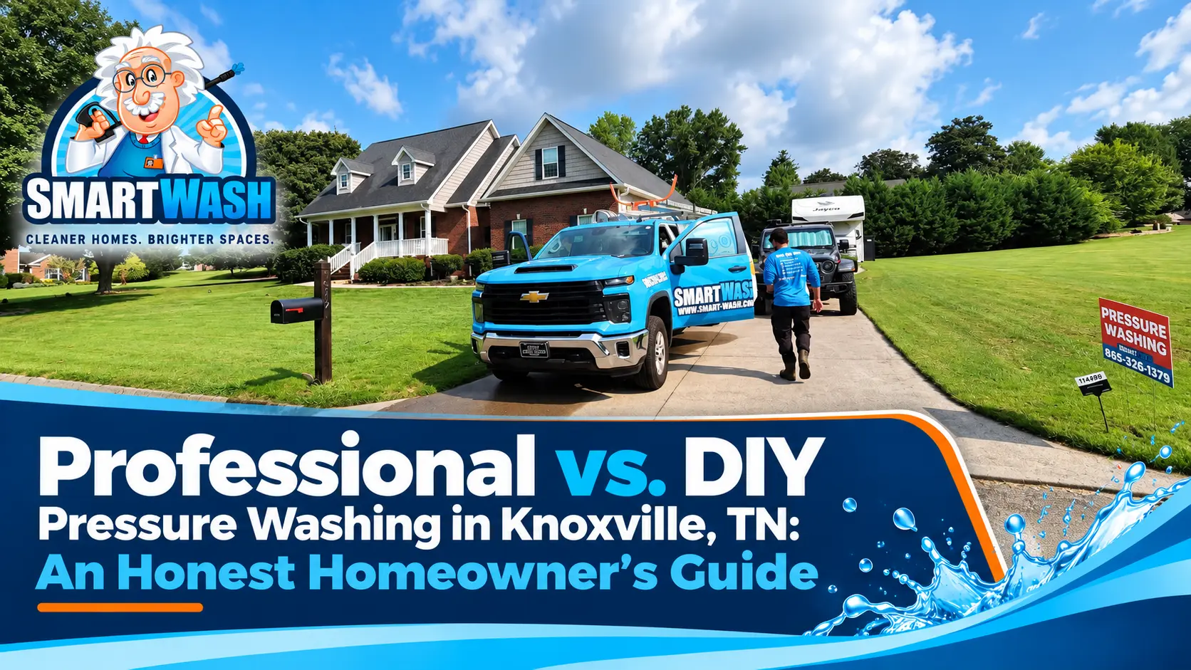 Professional vs DIY Pressure Washing in Knoxville TN