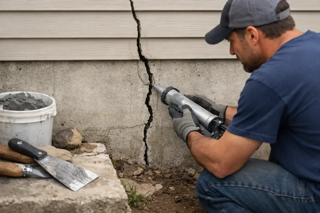 How to Fix Foundation Cracks the Right Way