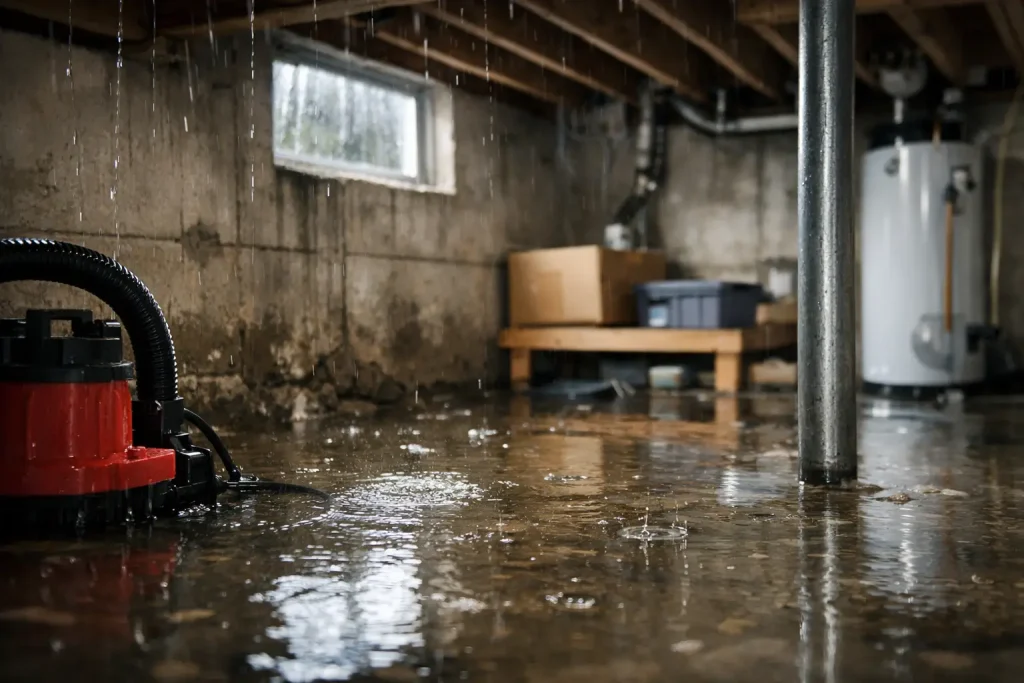 Basement Water After Heavy Rain? What It Means