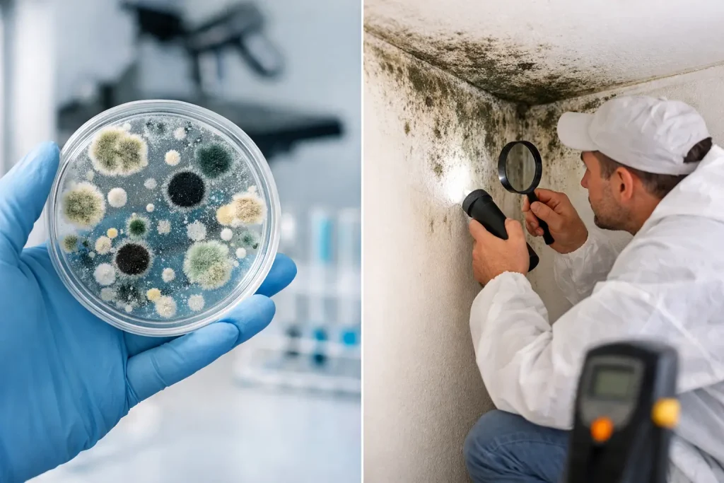 Mold Testing vs Mold Inspection Explained