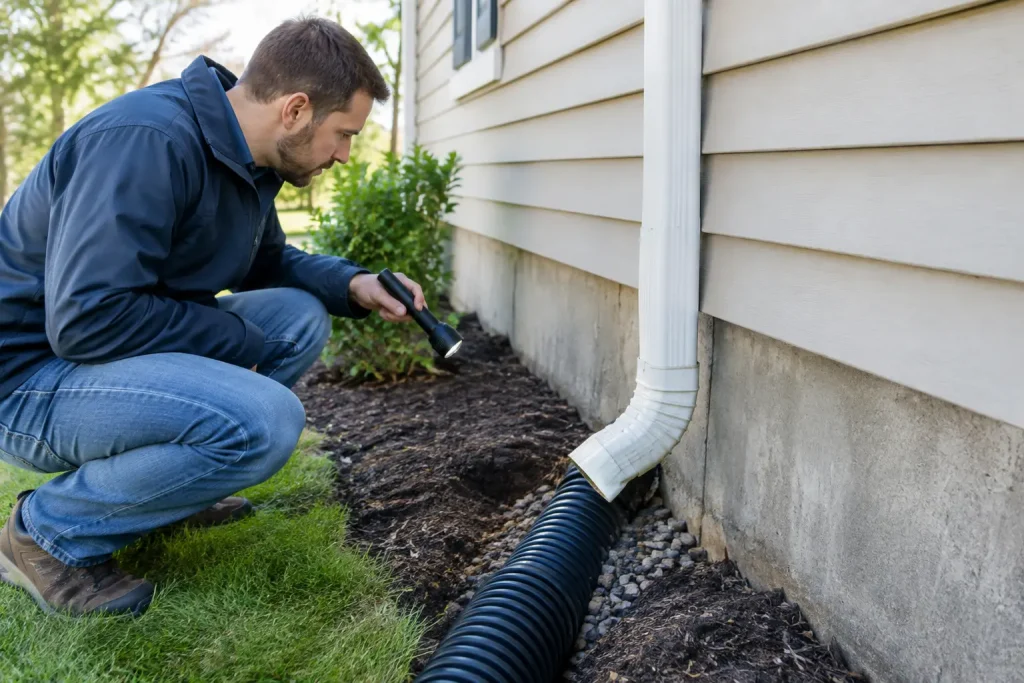How to Inspect Foundation Drainage at Home