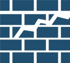 cracked wall icon