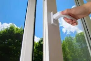 Glass door
