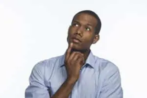 man thinking