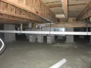 crawl space under home