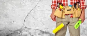 cement crack with handyman