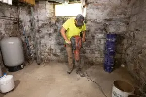 nearly every homeowner will agree, a dry basement is of paramount importance, column installation basement repair specialists