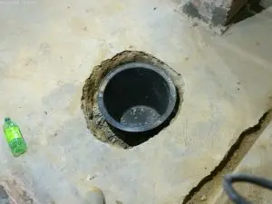 Basement sump pump system designed to prevent sump pump failure during heavy Blue Ridge storms