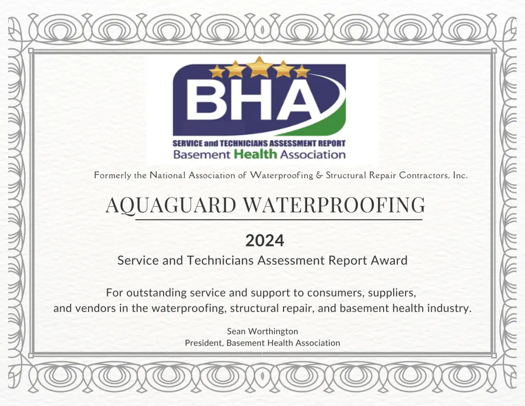 2024 STAR Award Aquaguard Waterproofing