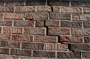 stair step cracks
