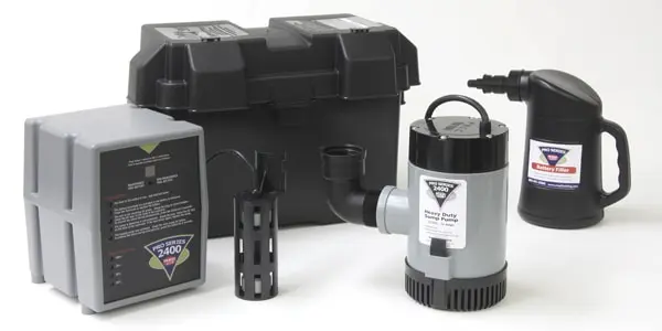 example photo of sump pump system