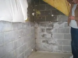 damp basement walls