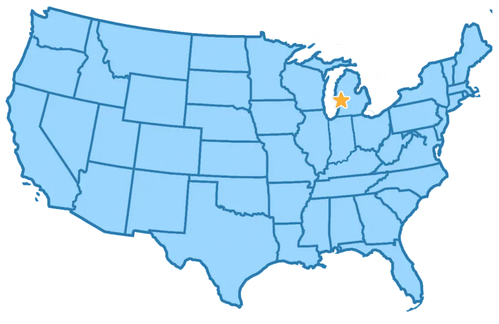 Everdry-Basement-Waterproofing-Grand-Rapids-Map