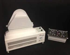 EZ Breathe vs dehumidifier system showing whole-home ventilation unit for improved indoor air quality