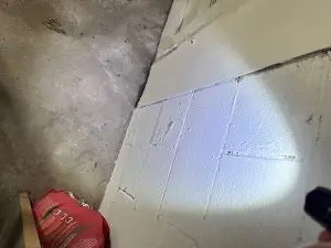 Cracked basement wall and foundation repair in Middletown Township, NJ.
