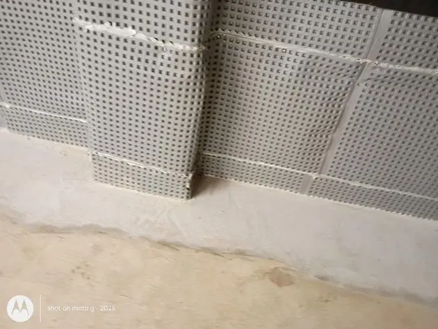dimpled drainage wall membrane