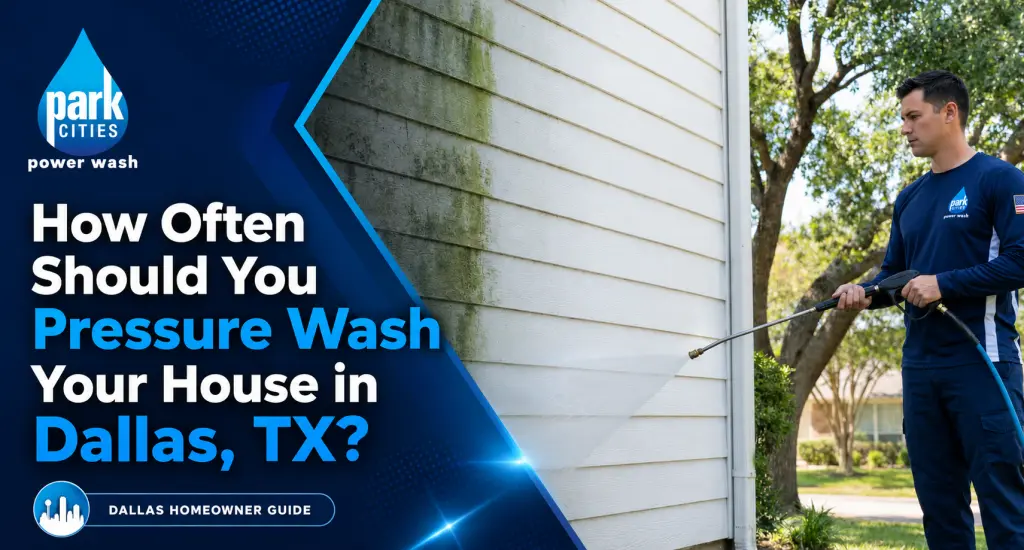 How Often Should You Pressure Wash in Dallas TX