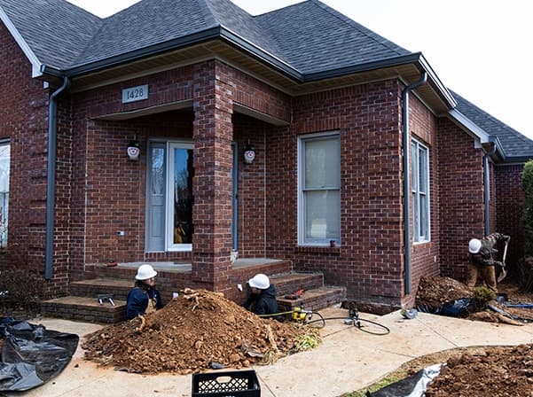outside of house