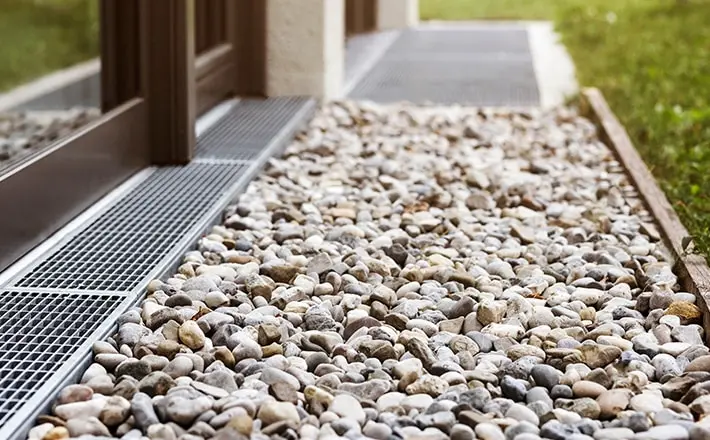 Exterior crawl space drainage
