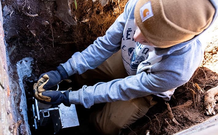 Installation of Push Piers