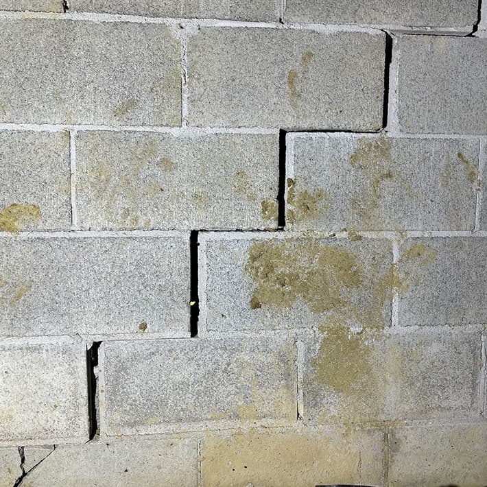 Stair-Step Cracks
