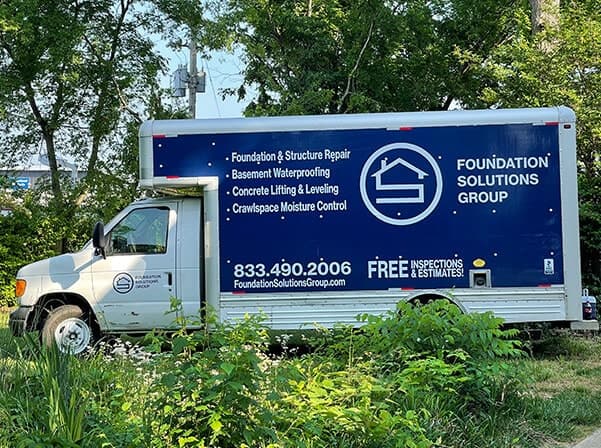 Foundation Solutions Group box truck