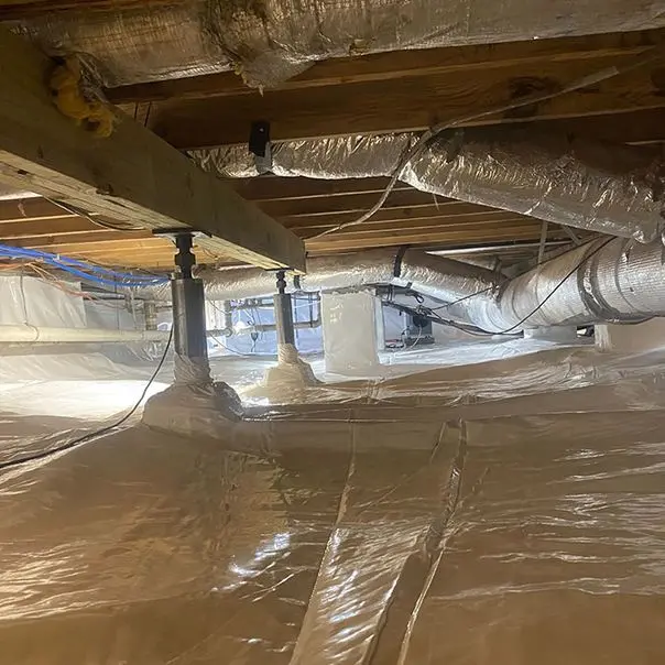 A clean and dry crawl space