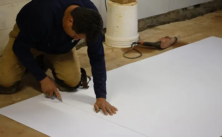 Vapor Barrier installation