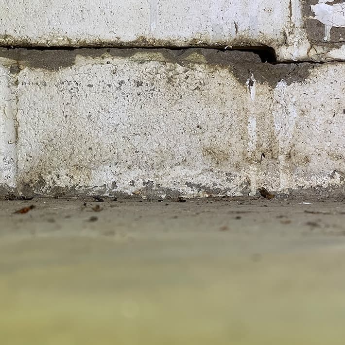 Crawl space Foundation Problems
