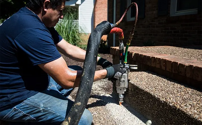 Residential Concrete Stair Leveling