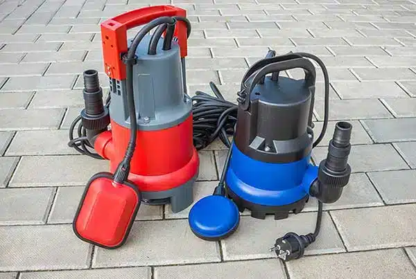 Professional sump pump installation