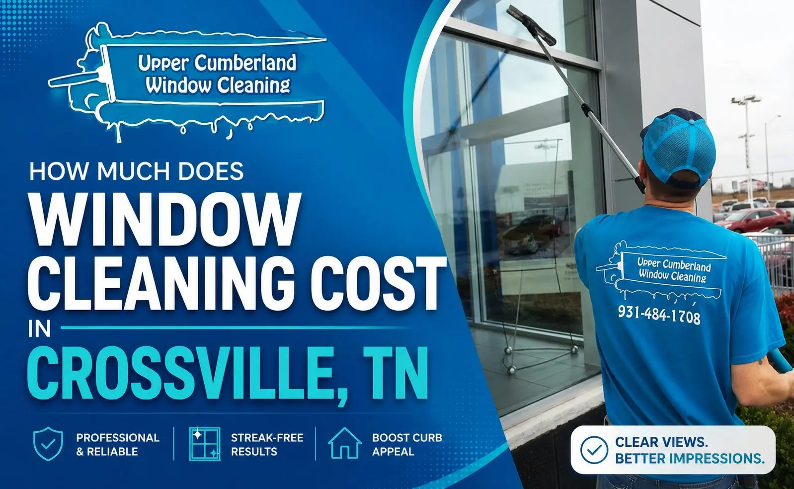Window Cleaning Cost in Crossville TN