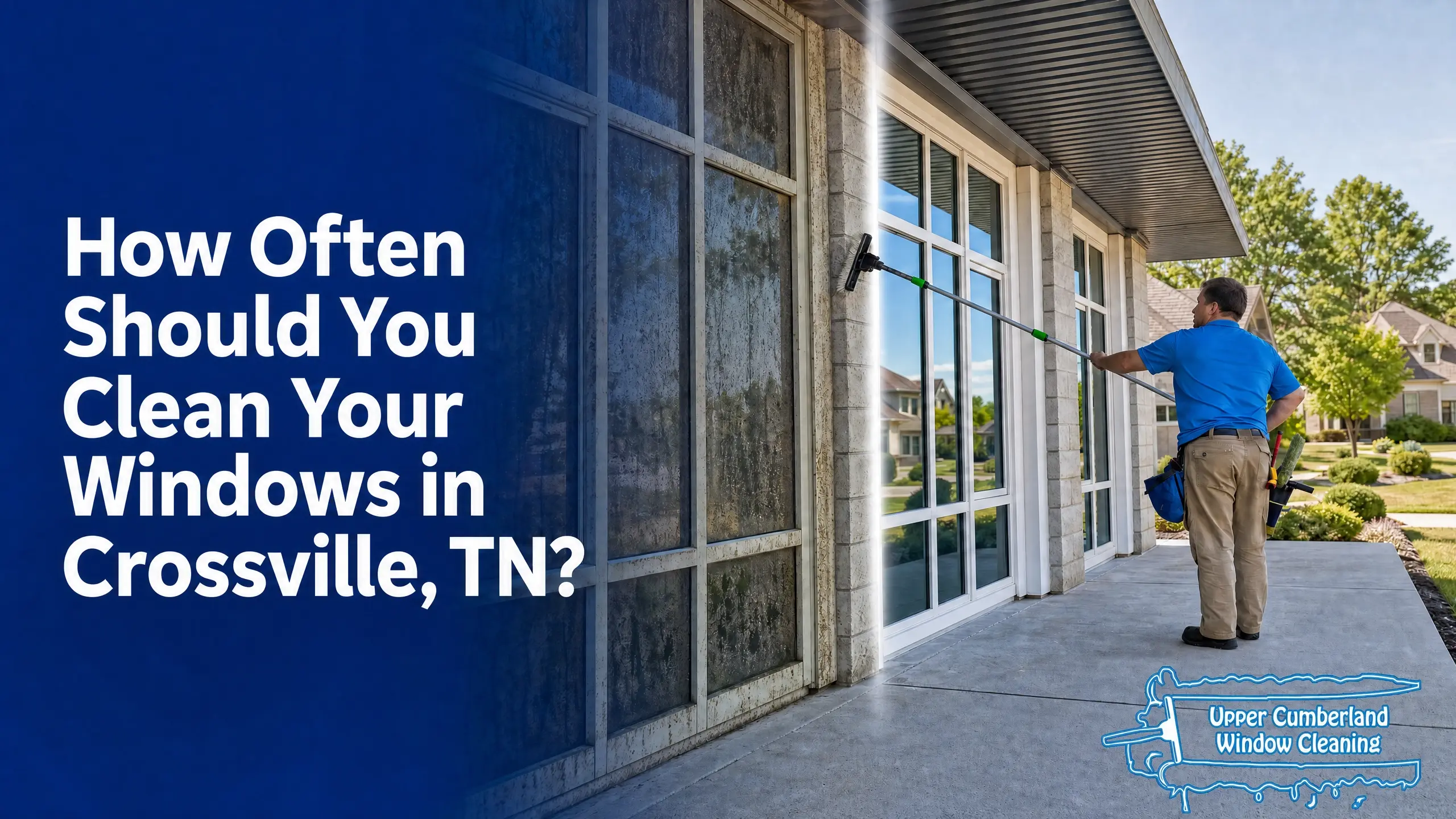 How Often Should You Clean Your Windows in Crossville TN