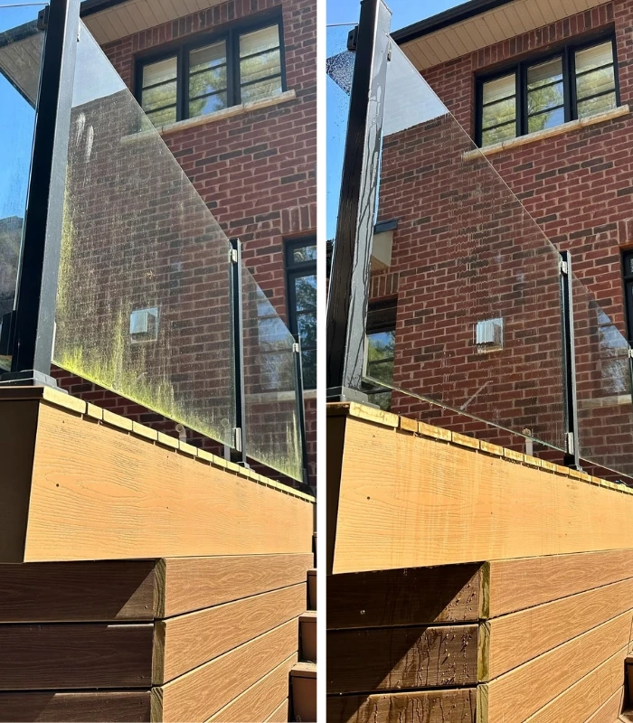 glass fence cleaning whitby
