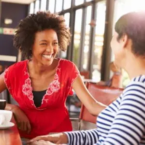 Women talking