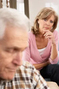 Wife Concerned About Husband Caring for the caregiver