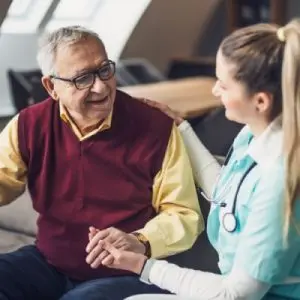 hip surgery elderly man