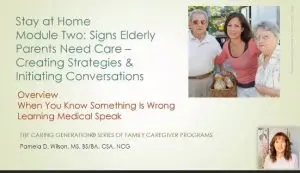 signs elderly parents need care
