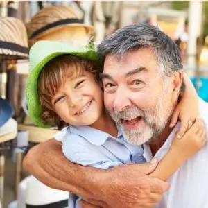 grandfather and grandson