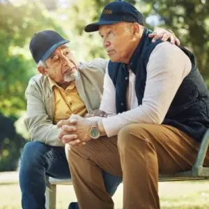 friend consoling a friend who made a bad decisions
