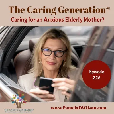 anxious elderly mother