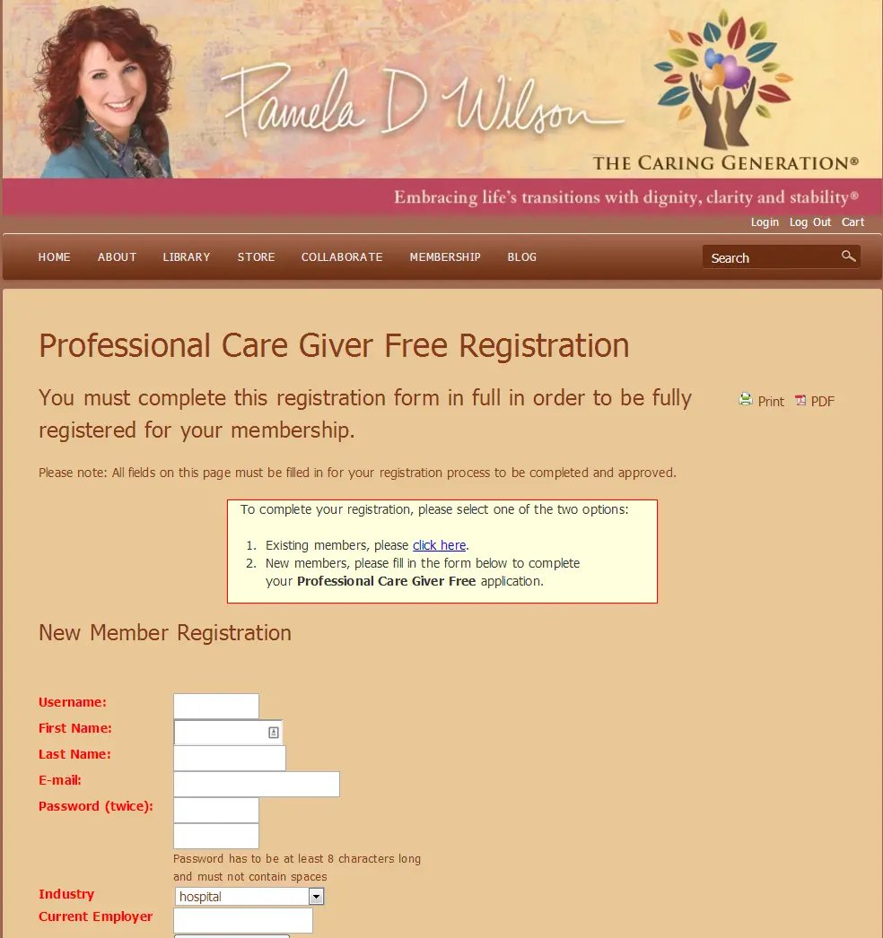 Professional Membership Final Registration
