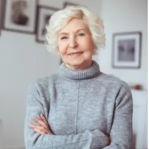 healthy older woman